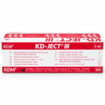 Strzykawka luer lock trzyczęściowa KD-JECT III 5 ml 100szt.