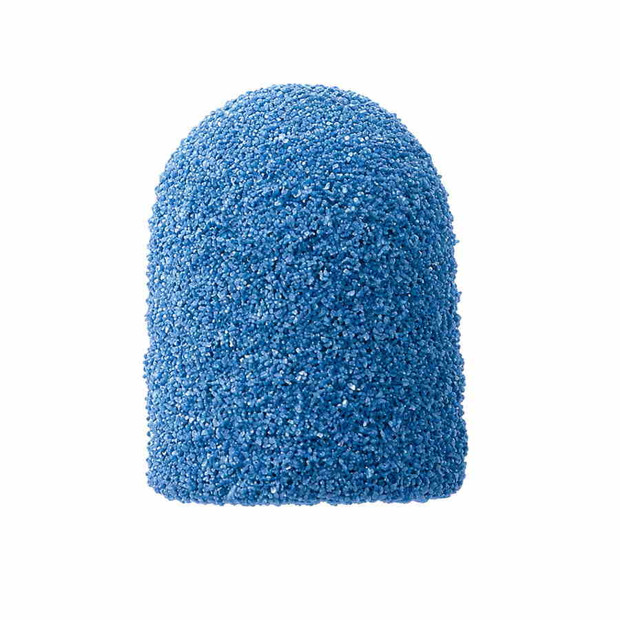ACBB60BF-6FA6-4F31-9B77-7BC02935B139 Gehwol kapturek ścierny do pedicure niebieski 1 szt. 10 mm extra gruboziarniste (coarse/blau extragob) - obrazek 1