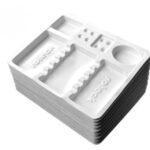 TACKI STOMATOLOGICZNE JEDNORAZOWE BIAŁE 19x15cm - 100szt