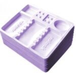 TACKI STOMATOLOGICZNE JEDNORAZOWE LAWENDOWE 19x15cm - 100szt