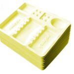 TACKI STOMATOLOGICZNE JEDNORAZOWE ŻÓŁTE 19x15cm - 100szt