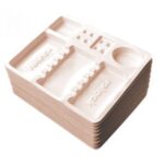 TACKI STOMATOLOGICZNE JEDNORAZOWE POMARAŃCZOWE 19x15cm - 100szt