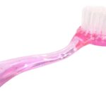 Szczoteczka do manicure okrągła różowa