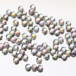 Ozdoba do paznokci cyrkonie imitacja szkła opalizujące 2 mm ok.100 szt Nr 1
