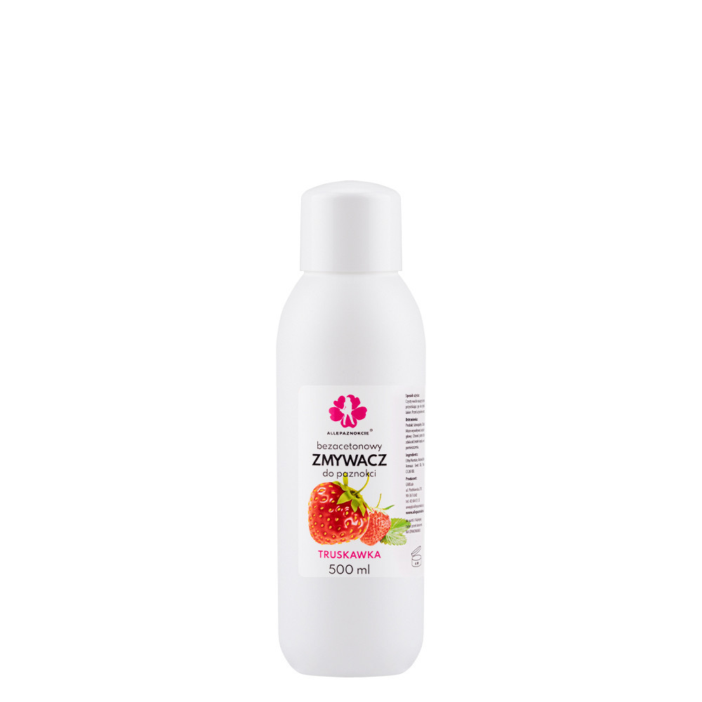 ALLE-230 Zmywacz Allepaznokcie truskawka 500ml - obrazek 1