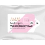 Waciki bezpyłowe perforowane do paznokci AlleLac białe 5x5 cm 540 szt