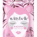 Maseczka do twarzy w płacie Wittybelle Rozjaśniająca RACCOON SHEET FACE MASK 25g