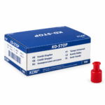 Korek do wenflonu kaniuli Luer lock Combi KD- Stop czerwony 100 szt.