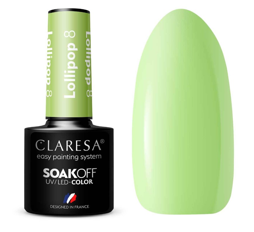 CLA-110 Claresa Lakier hybrydowy LOLLIPOP 8 -5g - obrazek 1