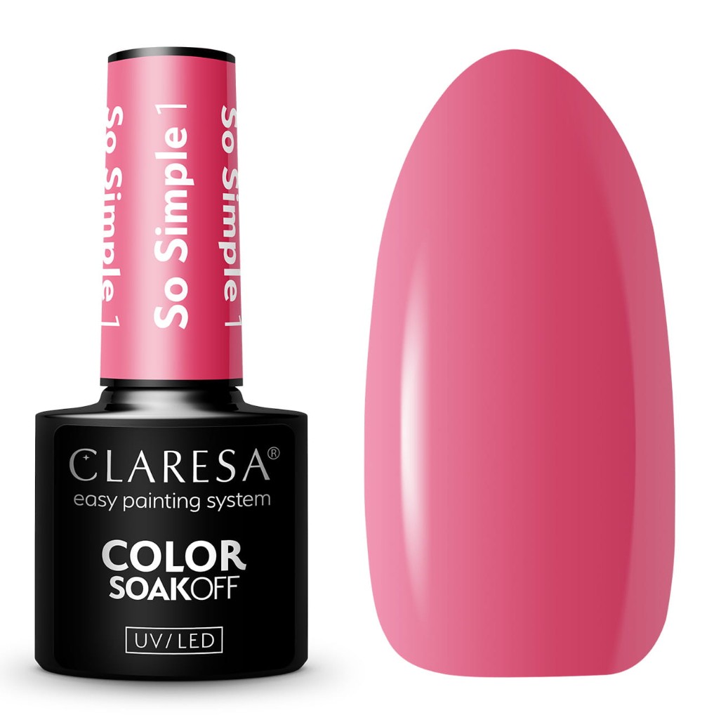 CLA-130 Claresa Lakier hybrydowy So Simple 1 5 g - obrazek 1