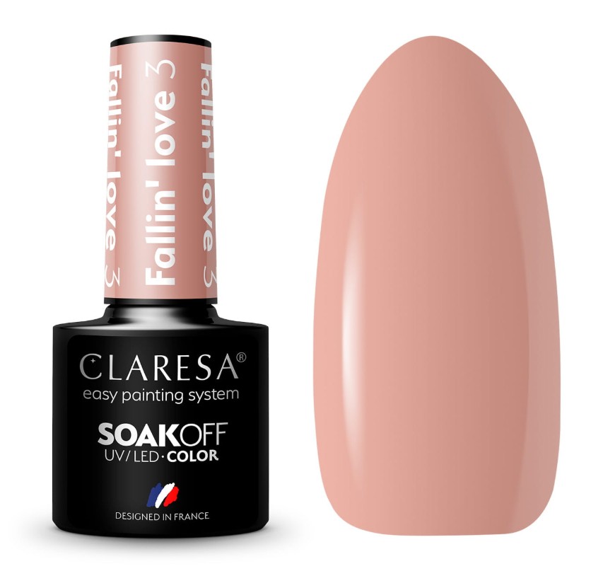 CLA-136 Claresa lakier hybrydowy FALLIN' LOVE 3 -5g - obrazek 1
