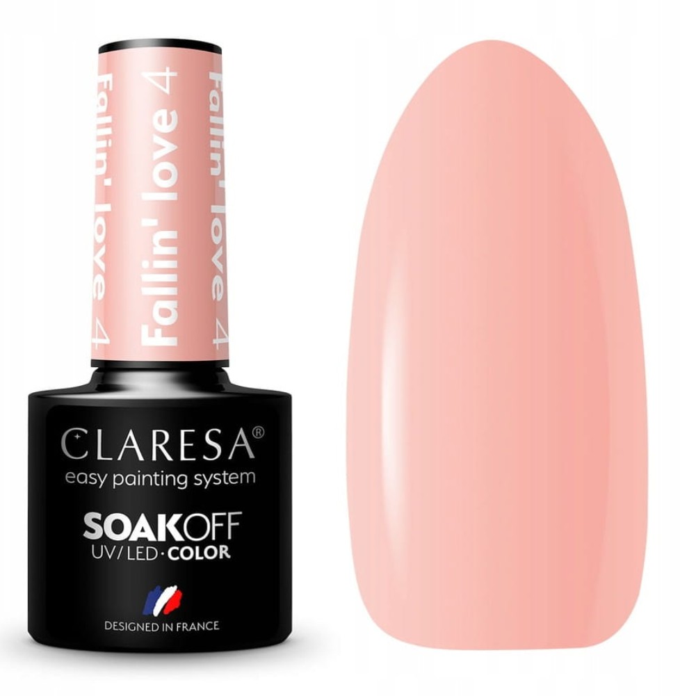 CLA-137 Claresa lakier hybrydowy FALLIN' LOVE 4 -5g - obrazek 1