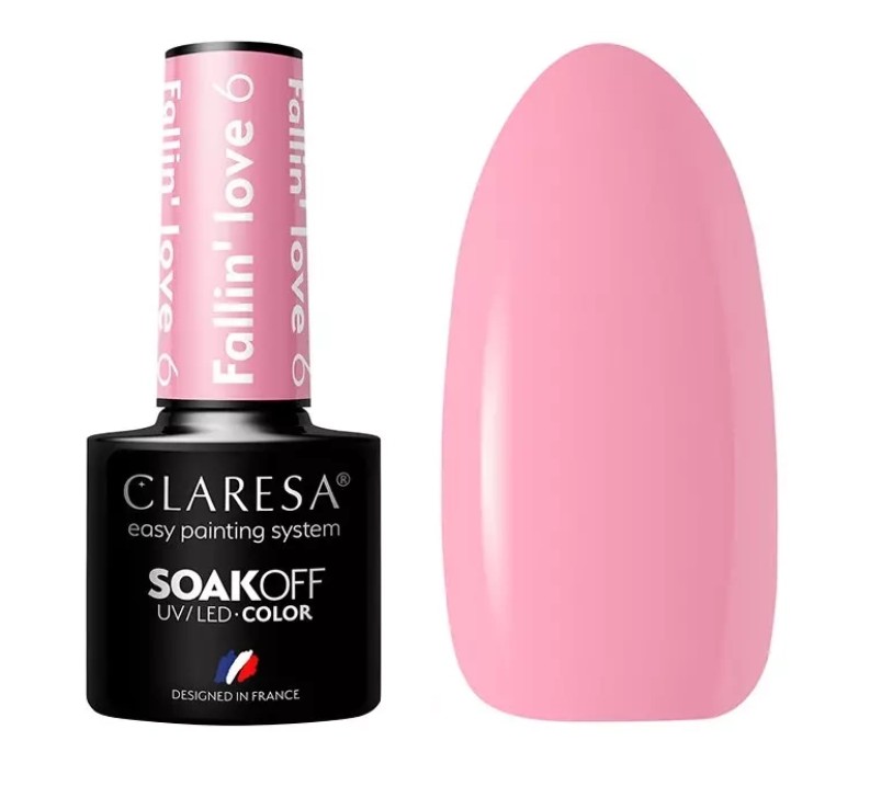 CLA-139 Claresa lakier hybrydowy FALLIN' LOVE 6 -5g - obrazek 1