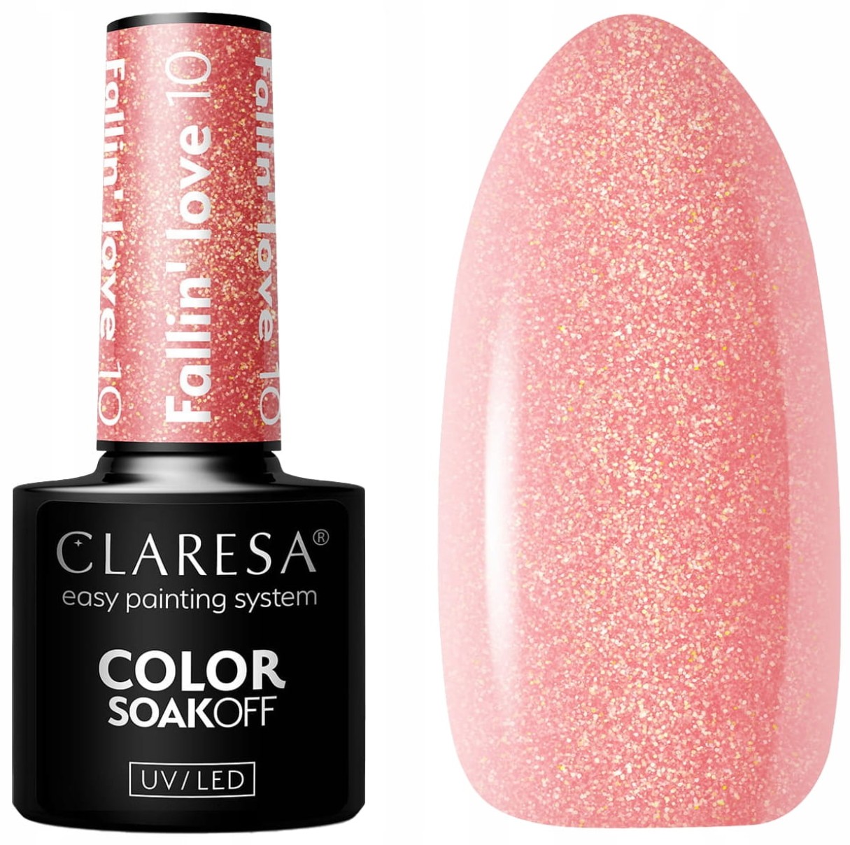 CLA-143 Claresa lakier hybrydowy FALLIN' LOVE 10 -5g - obrazek 1