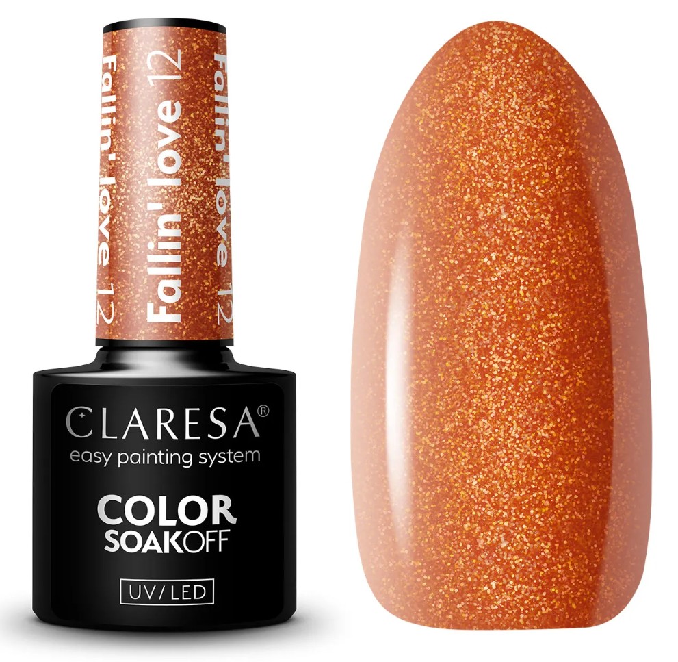 CLA-145 Claresa lakier hybrydowy FALLIN' LOVE 12 -5g - obrazek 1