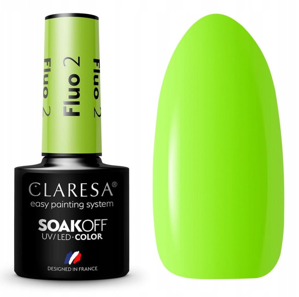 CLA-189 Claresa lakier hybrydowy FLUO 2 -5g - obrazek 1