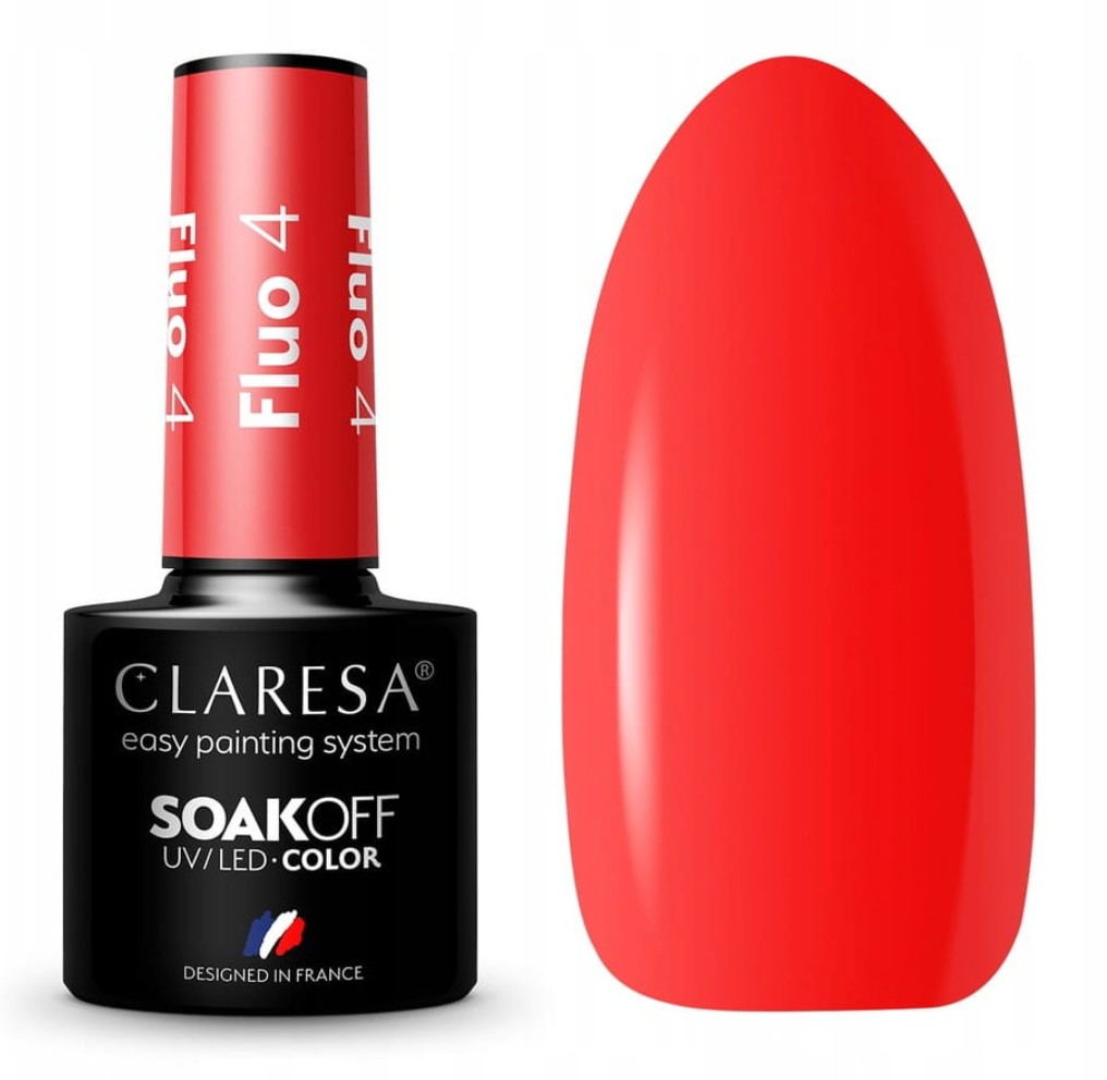 CLA-191 Claresa lakier hybrydowy FLUO 4 -5g - obrazek 1