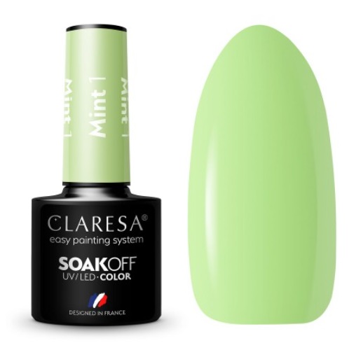 CLA-257 Claresa Lakier hybrydowy MINT 1 -5g - obrazek 1