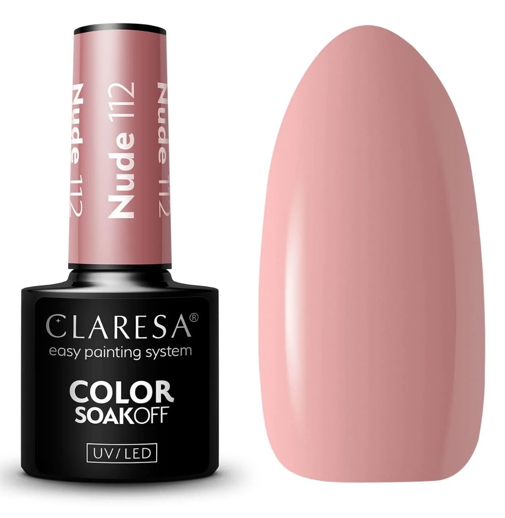 CLA-280 Claresa Lakier hybrydowy NUDE 112 -5g - obrazek 1