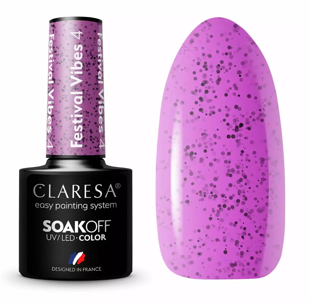 CLA-448 Claresa lakier hybrydowy Festival Vibes 4 - obrazek 1
