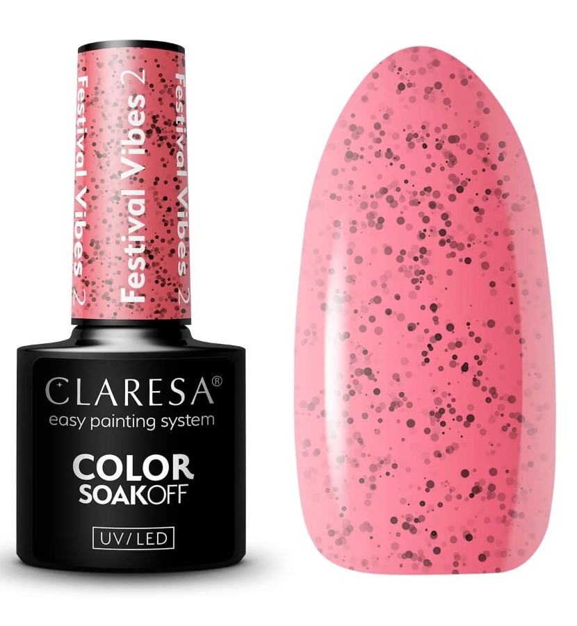 CLA-450 Claresa lakier hybrydowy Festival Vibes 2 - obrazek 1