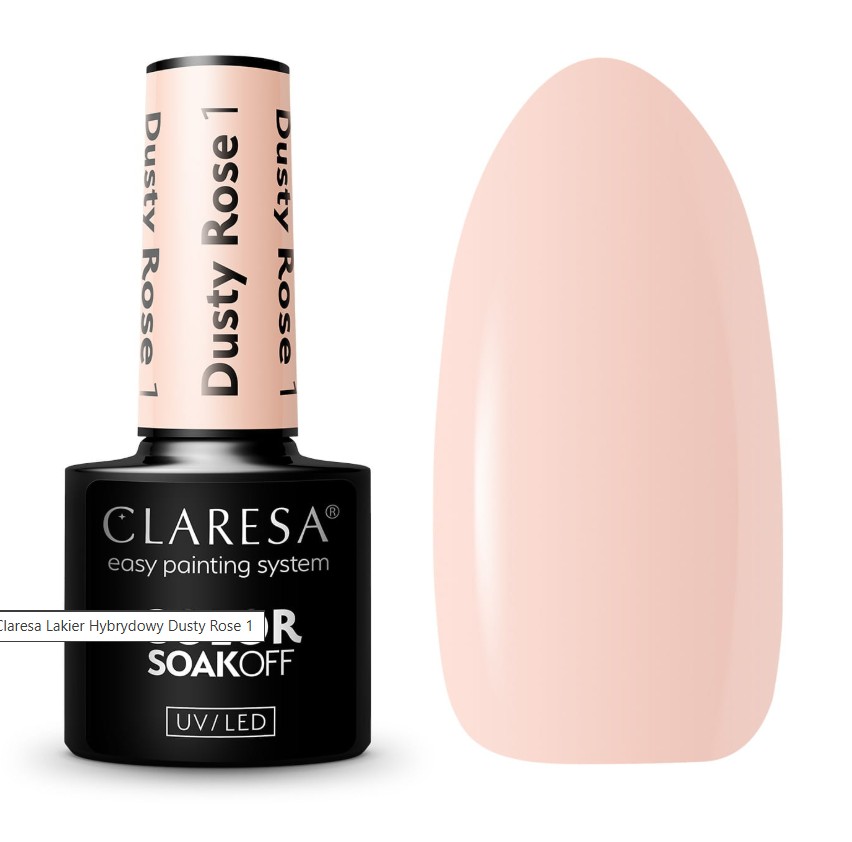 CLA-467 Claresa Lakier hybrydowy Dusty Rose 1 NIE WYSTAWIAC - obrazek 1