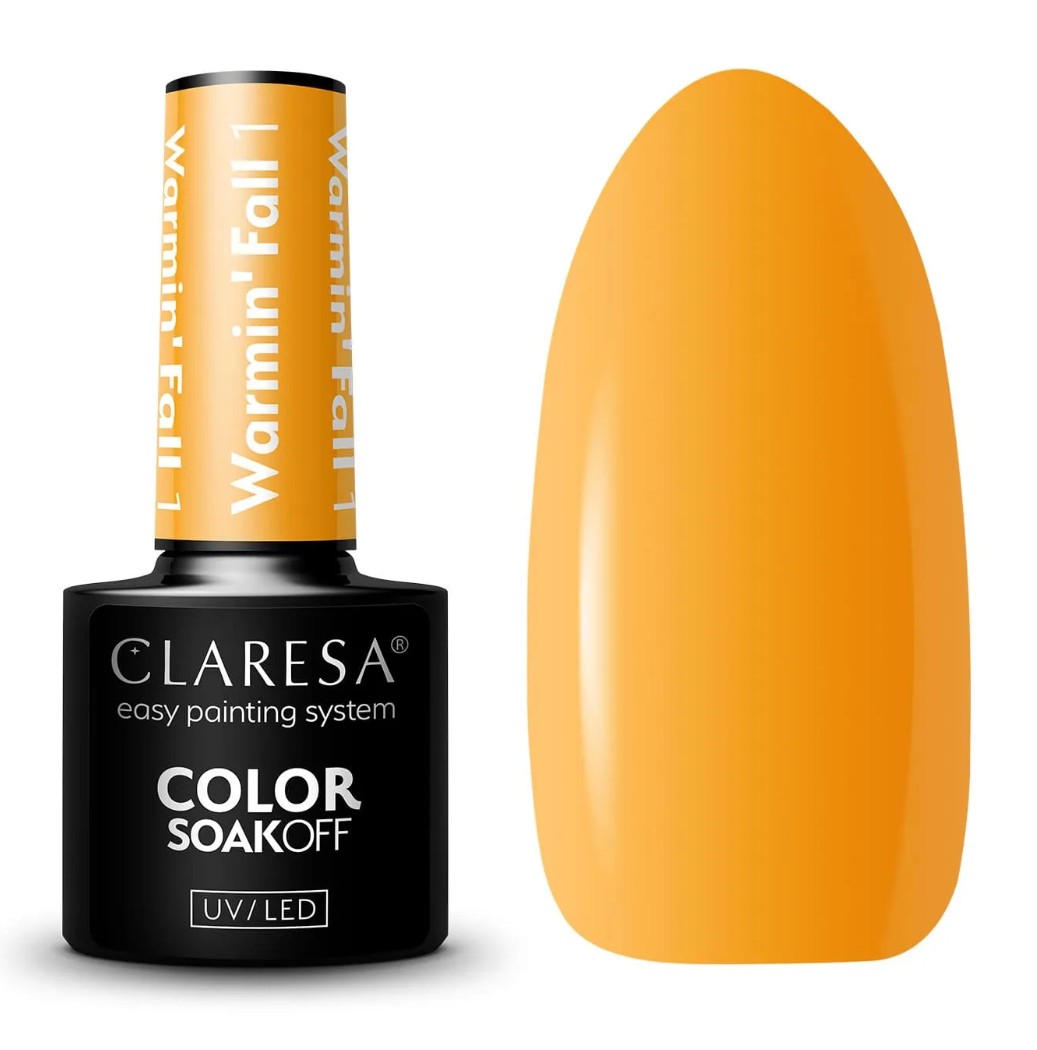 CLA-560 Claresa lakier hybrydowy WARMIN’ FALL 1 -5g - obrazek 1