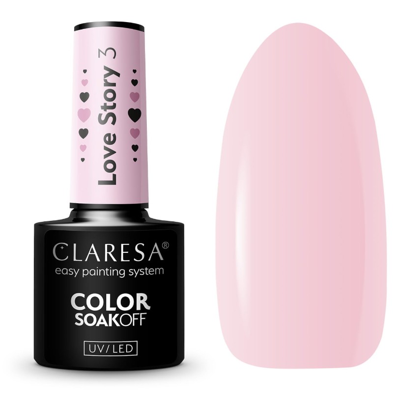 CLA-564 Claresa lakier hybrydowy LOVE STORY 3 - 5g - obrazek 1