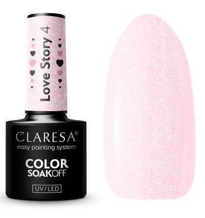 CLA-565 Claresa lakier hybrydowy LOVE STORY 4 - 5g - obrazek 1