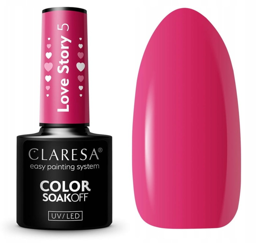 CLA-566 Claresa lakier hybrydowy LOVE STORY 5 - 5g - obrazek 1