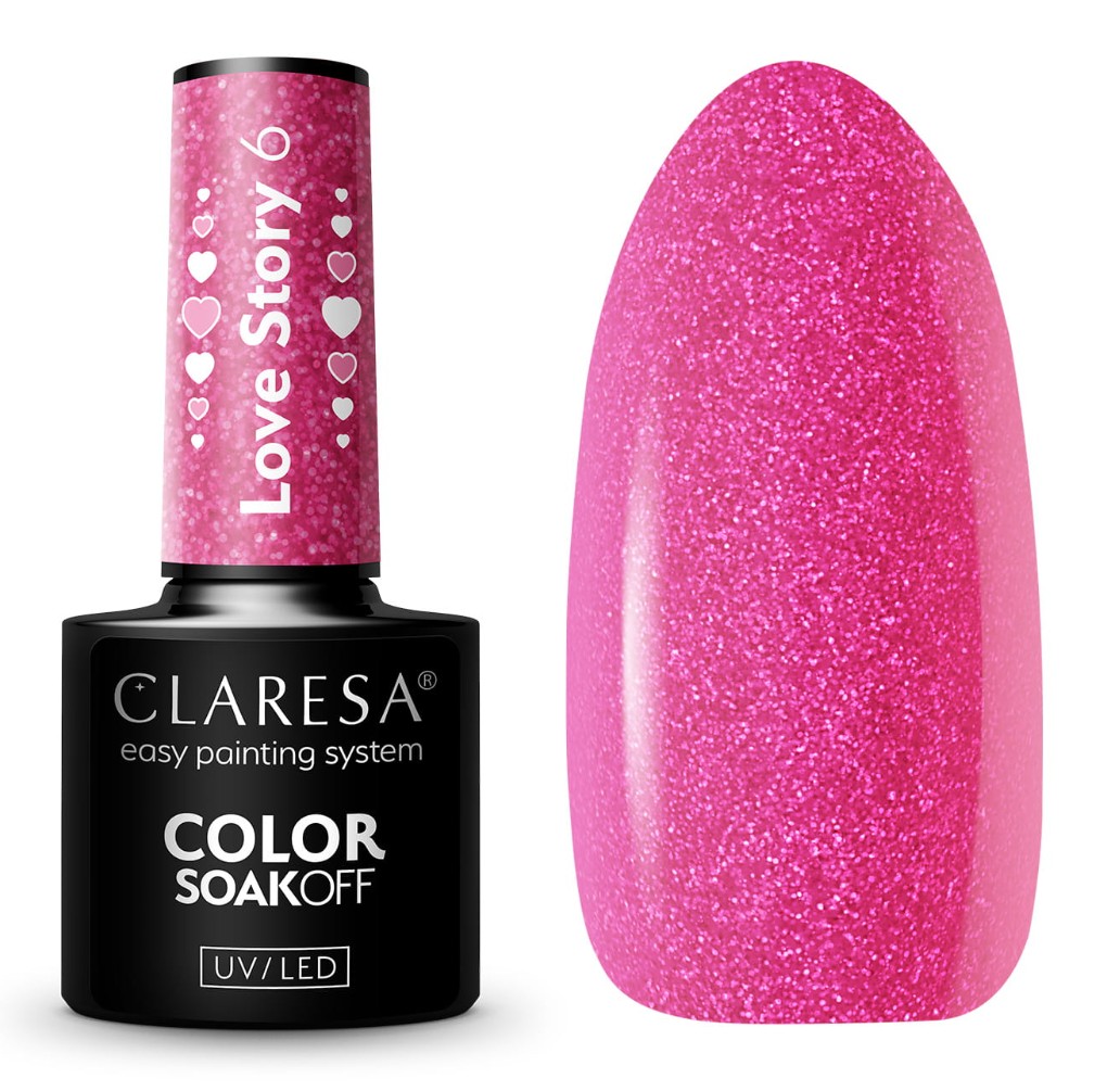 CLA-567 Claresa lakier hybrydowy LOVE STORY 6 - 5g - obrazek 1