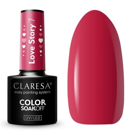 CLA-568 Claresa lakier hybrydowy LOVE STORY 7 - 5g - obrazek 1