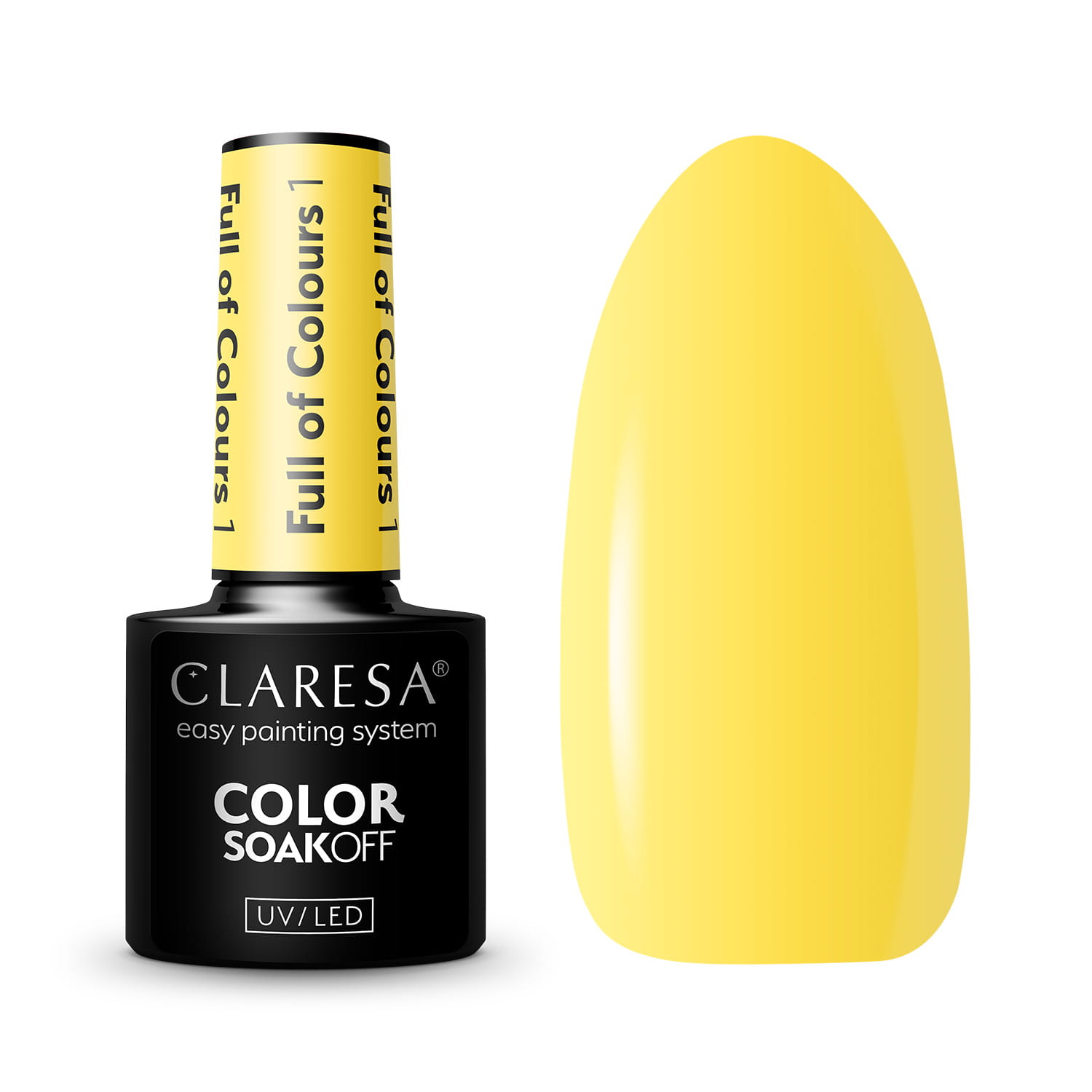 CLA-607 Claresa Lakier hybrydowy 5g Full of colours 1 - obrazek 1