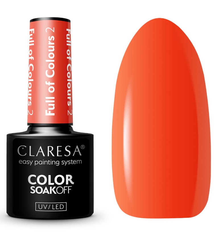 CLA-608 Claresa Lakier hybrydowy Full of colours 2 - obrazek 1