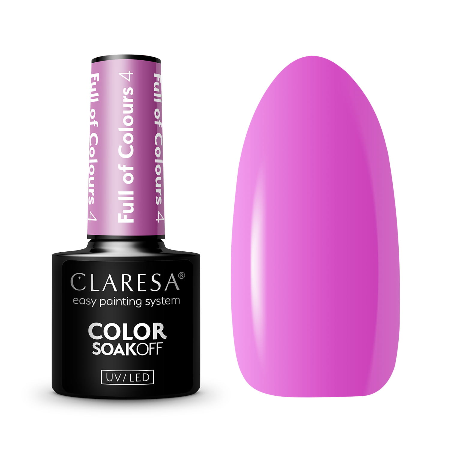 CLA-610 Claresa Lakier hybrydowy 5g Full of colours 4 - obrazek 1