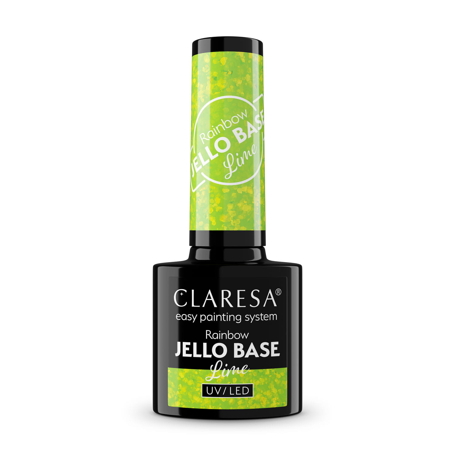 CLA-755 CLARESA BAZA RAINBOW JELLO BASE LIME 5G - obrazek 1