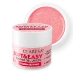 Claresa Żel budujący SOFT&EASY builder gel Glimmer pink 45g