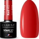 Claresa Lakier hybrydowy RED 412 -5g