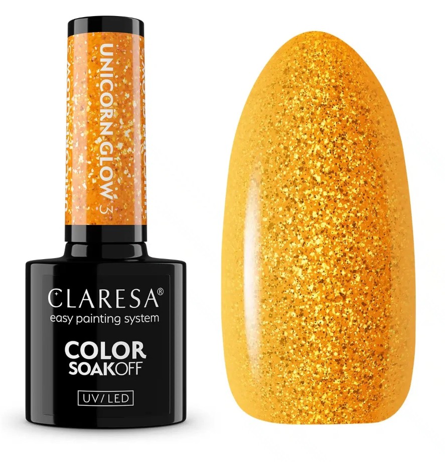 CLA-856 CLARESA LAKIER HYBRYDOWY UNICORN GLOW 3 5G - obrazek 1