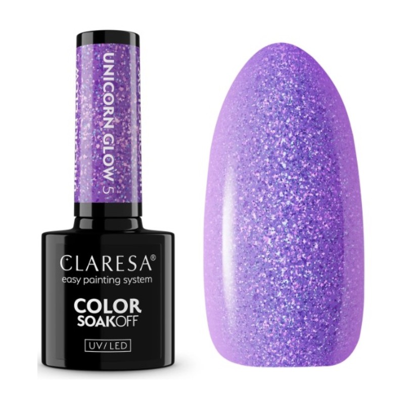 CLA-858 CLARESA LAKIER HYBRYDOWY UNICORN GLOW 5 5G - obrazek 1