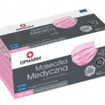Maska higieniczna różowa 3w 50szt