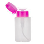 Dozownik z pompką na płyny różowy 150 ml