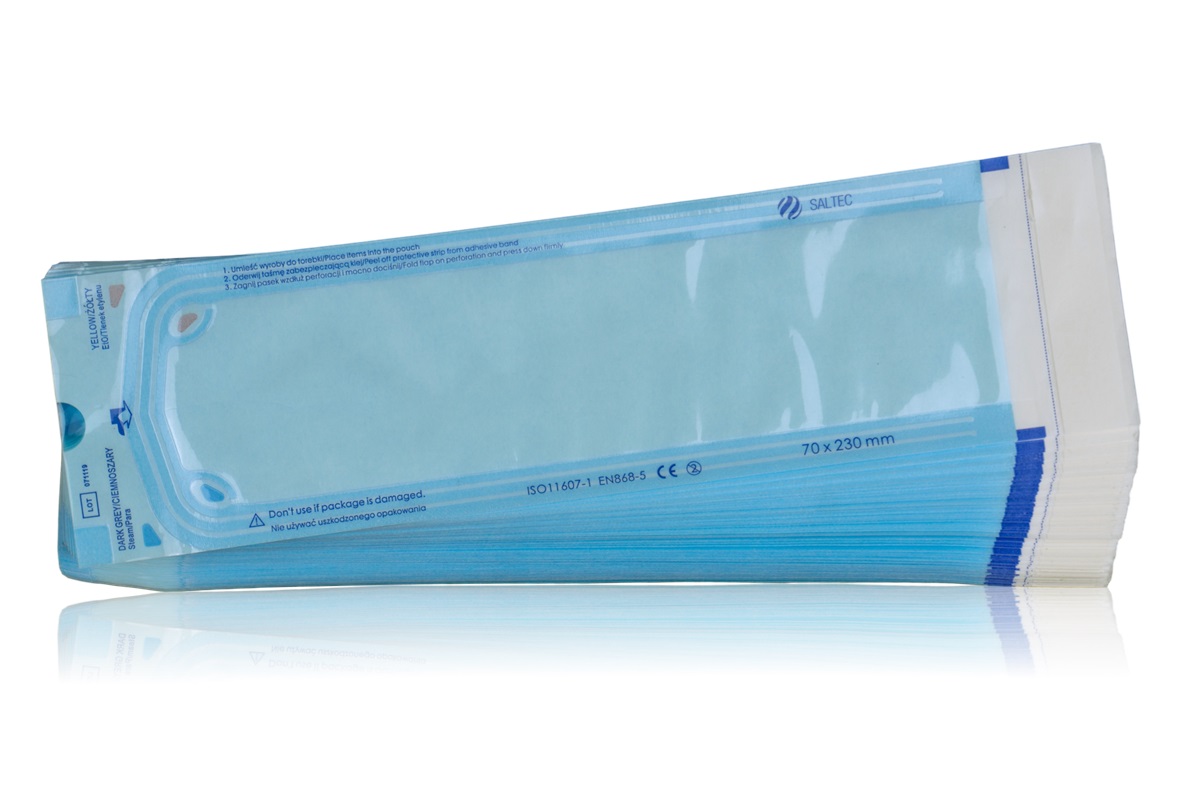 KOS-PRO-379 Torebki do sterylizacji 70x230mm opakowanie 200szt - obrazek 1