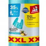 JAN NIEZBĘDNY Worki na śmieci XXL 35L 50szt owoce tropikalne