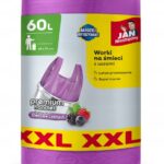 JAN NIEZBĘDNY Worki na śmieci XXL 60L 40szt owoce leśne