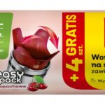 JAN NIEZBĘDNY Worki na śmieci 60L 18szt wiśnia