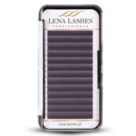 Rzęsy brązowe MATTE Plum Brownie C 0.07 Mix Lena Lashes Professional