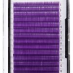 Lena Lashes Rzęsy C 0.07 Mix Fioletowe Kasetka