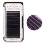 Lena Lashes Rzęsy C 0.07 Mix OMBRE Czarno-Fioletowe