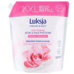 Luksja Mydło w płynie ZAPAS 1500 ml ROSE&MILK PROTEINS